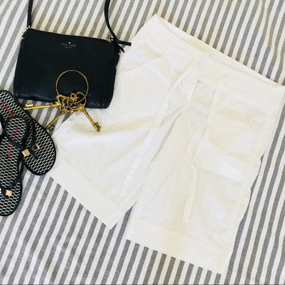 Matty M | Wide Leg White Shorts - Picture 3 of 8